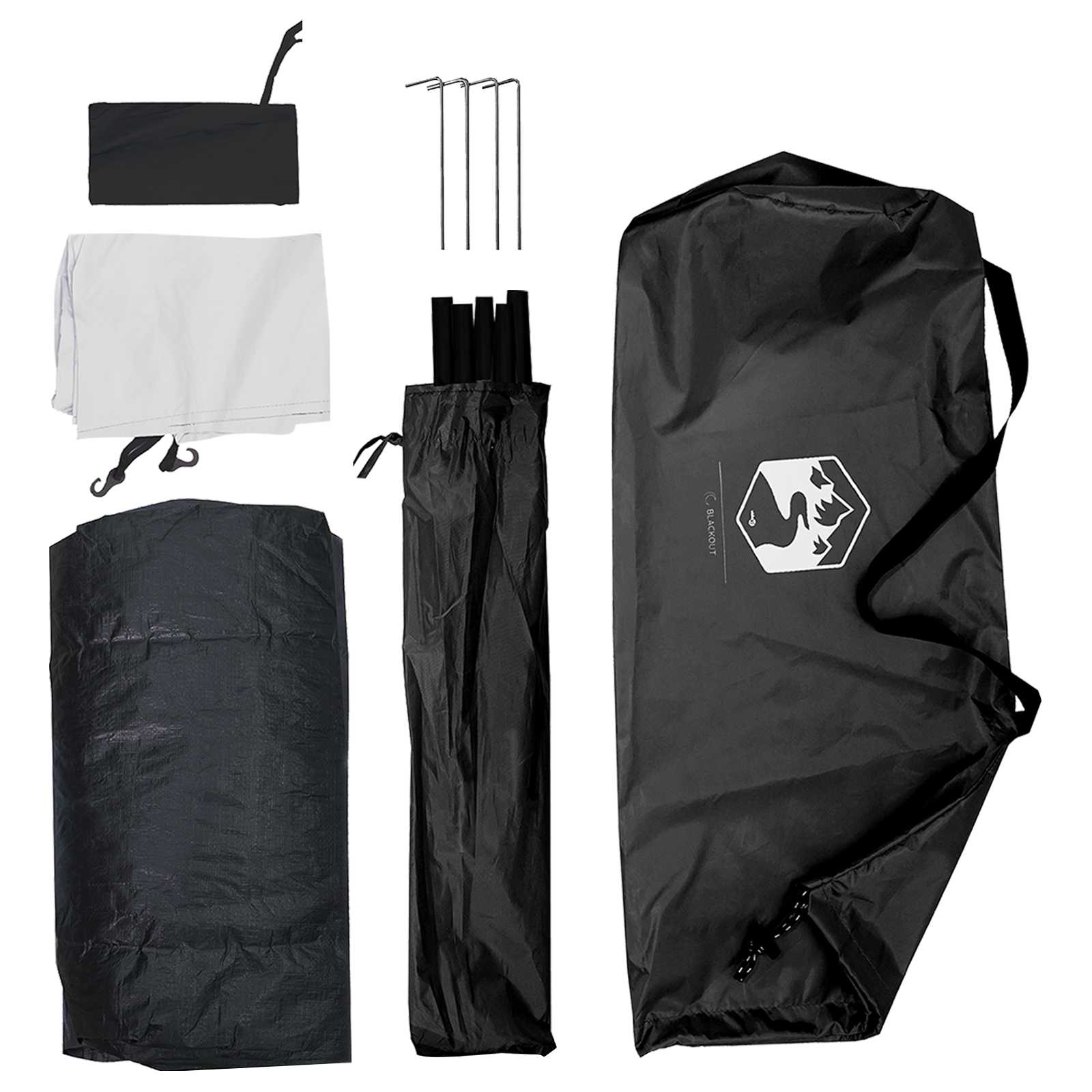 Tenda da campeggio 2 persona Bianco Blackout Acier P/Taffeta