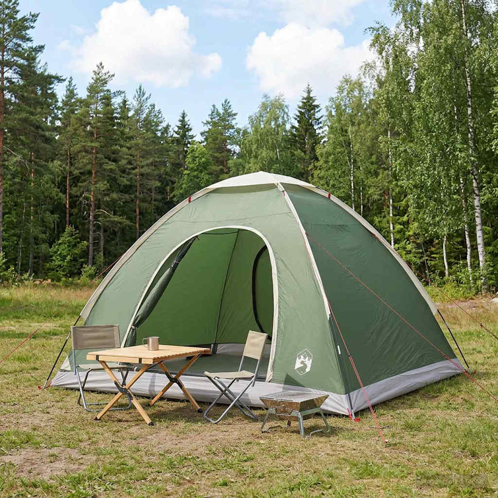 Tenda da campeggio 4 persona Verde