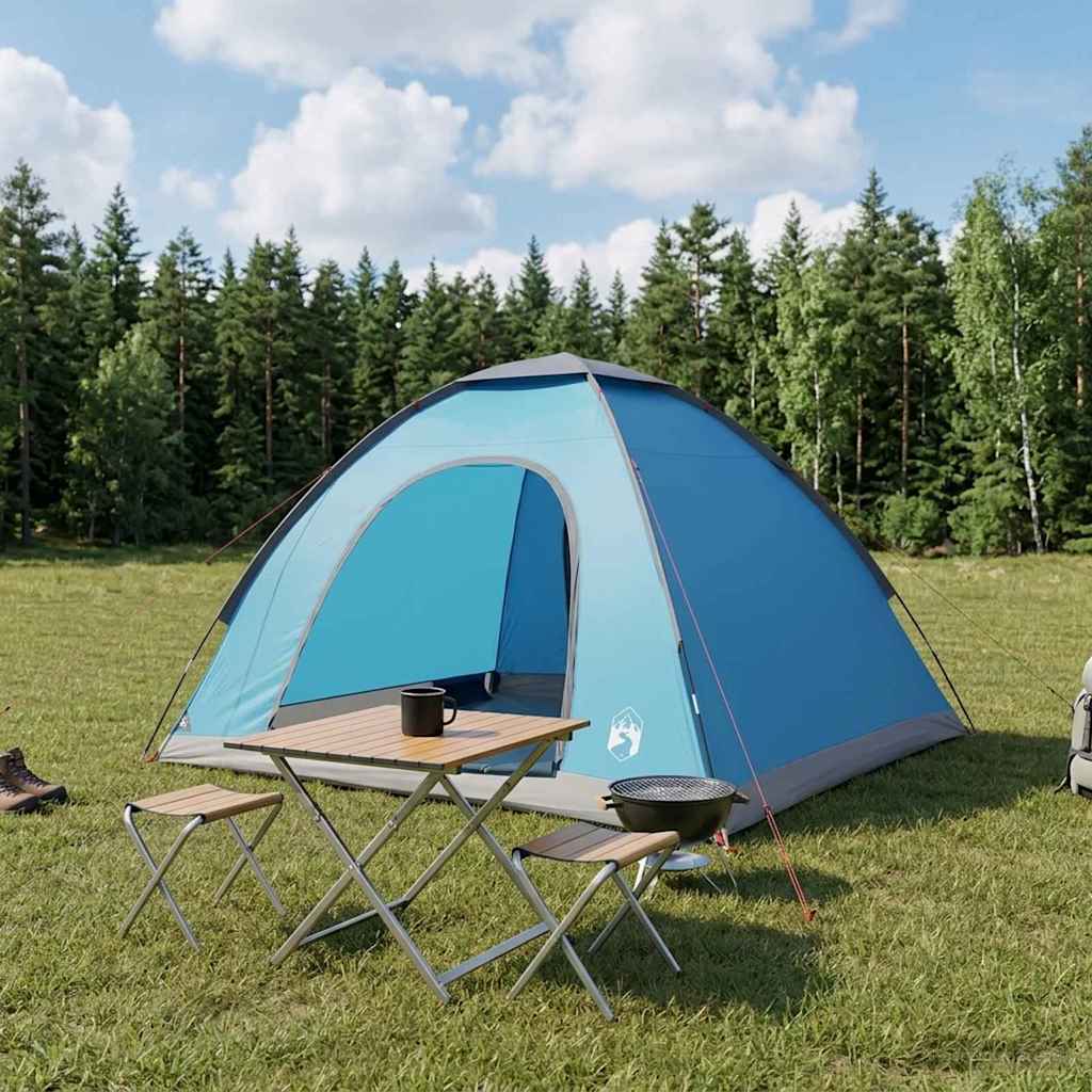 Tenda da campeggio 4 persona Blu