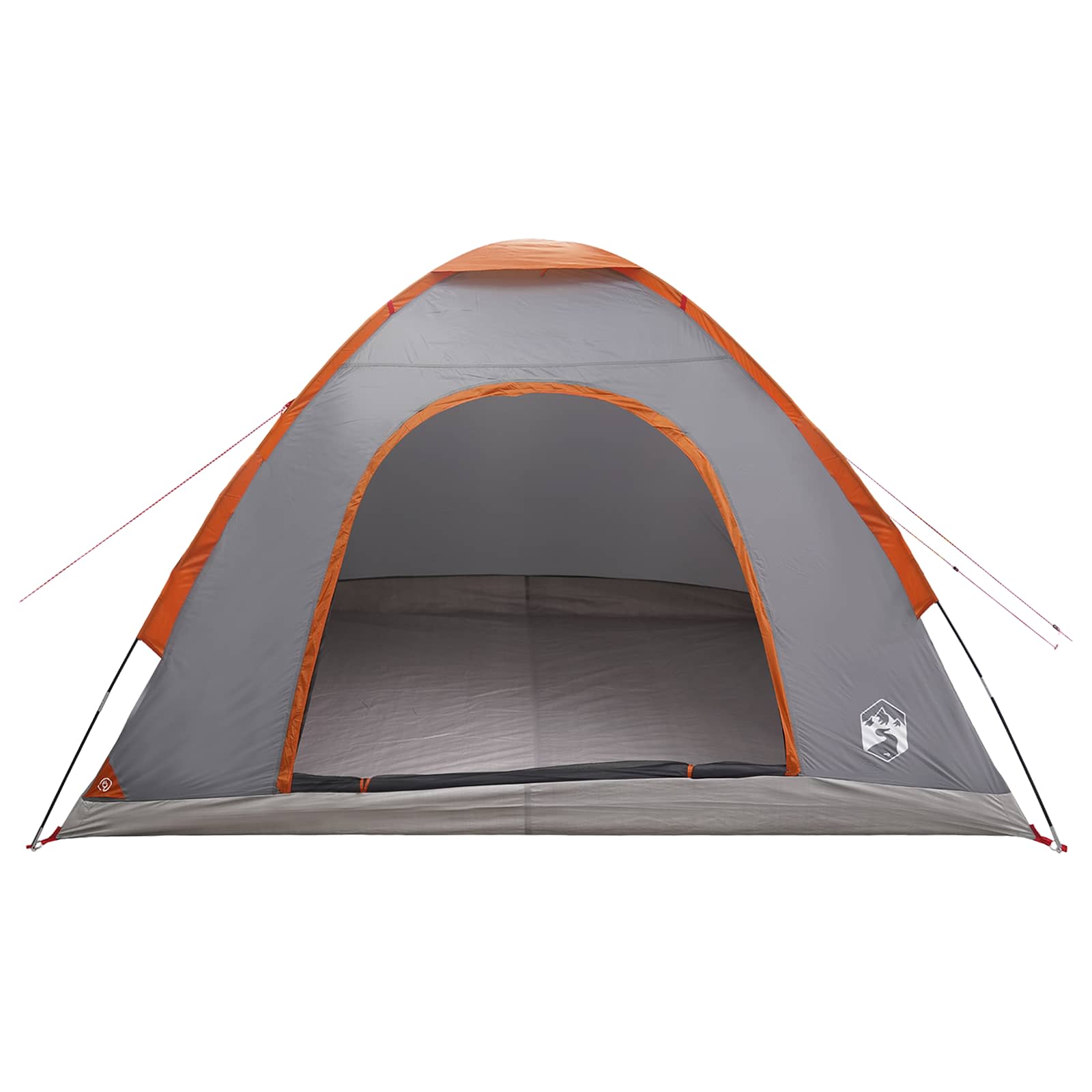Tenda da campeggio 4 persona Grigio e arancione