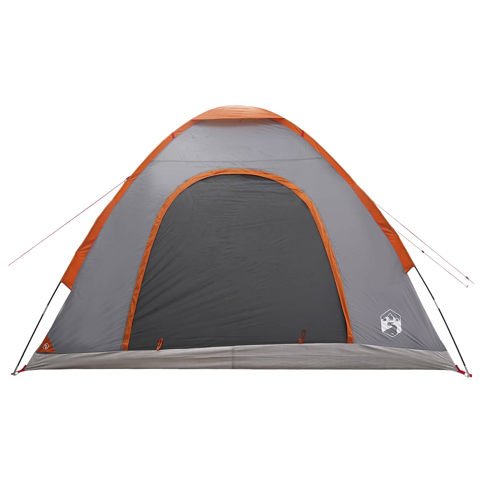 Tenda da campeggio 4 persona Grigio e arancione