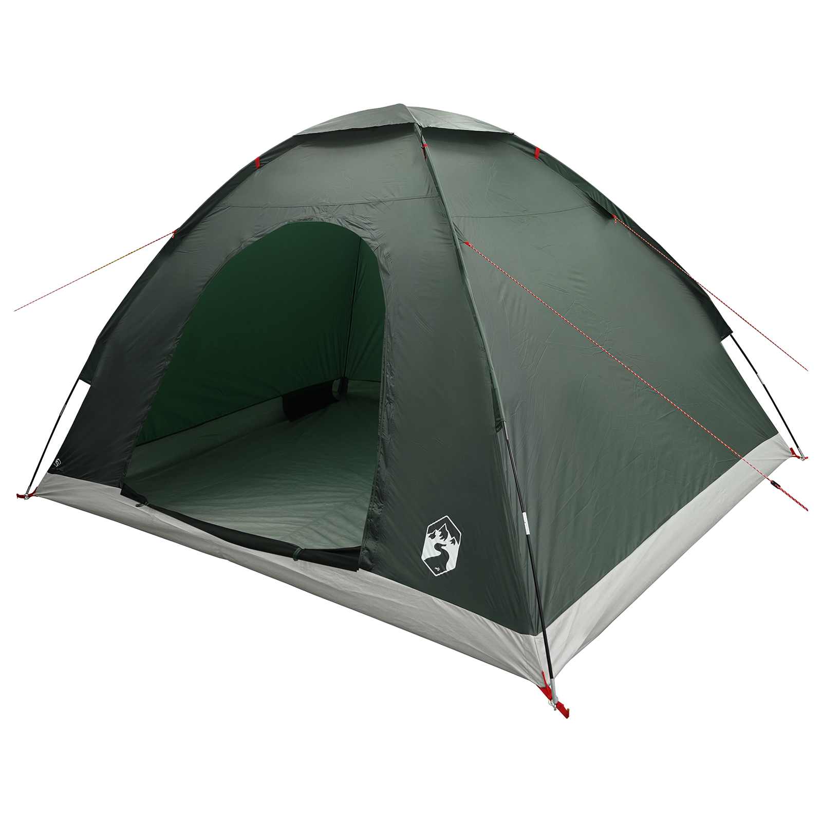 Tenda da campeggio 4 persona Verde militare