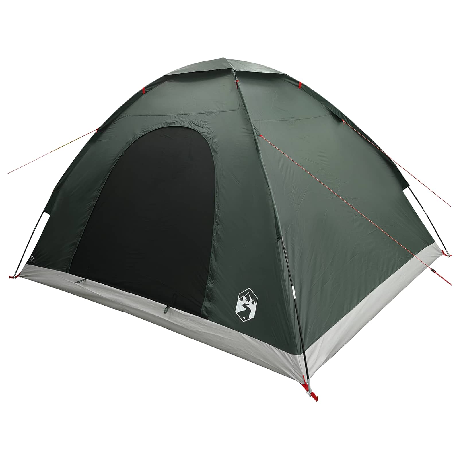 Tenda da campeggio 4 persona Verde militare