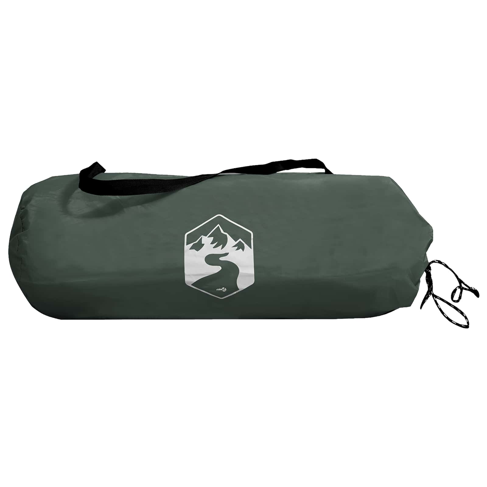 Tenda da campeggio 4 persona Verde militare