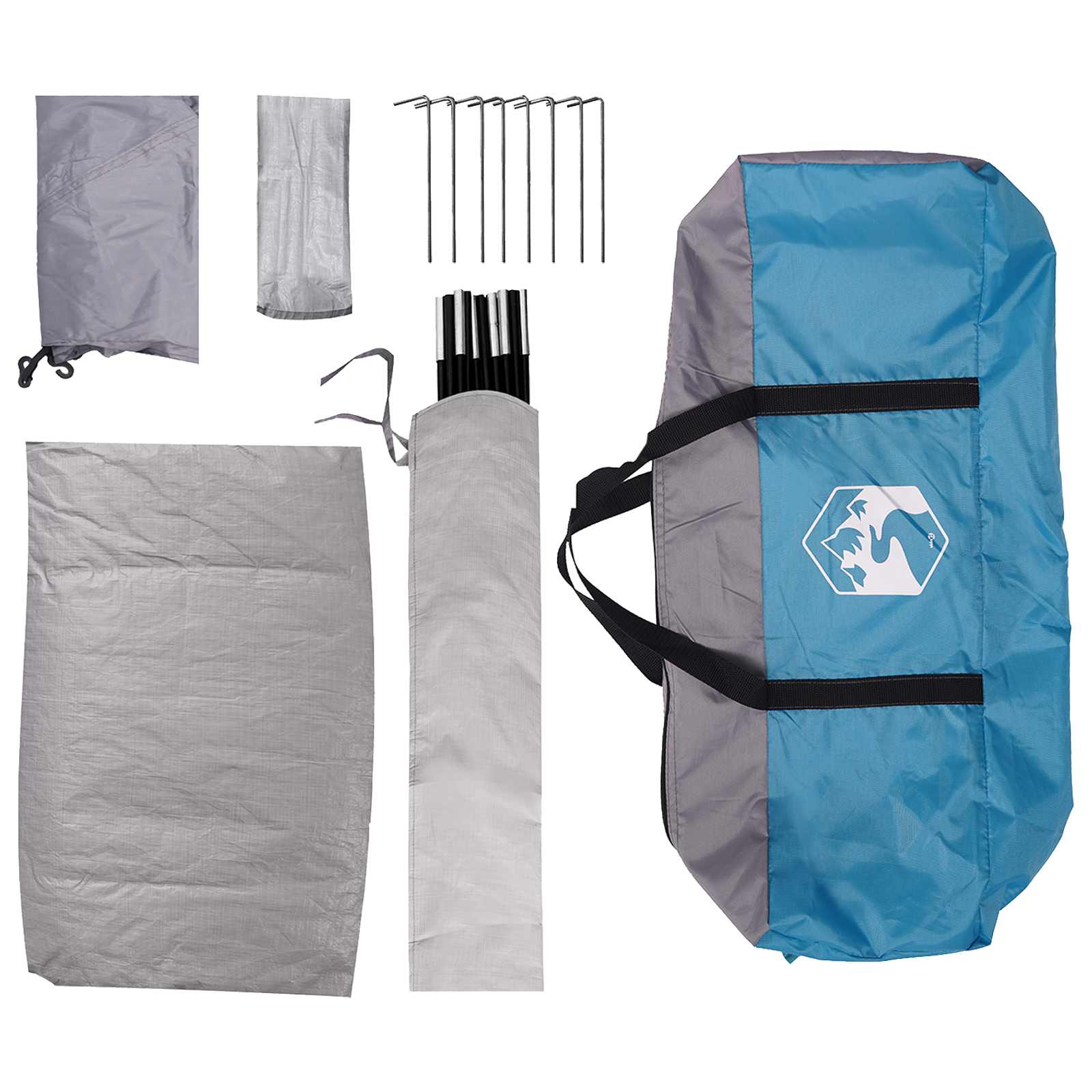 Tenda da campeggio 6 persona Blu