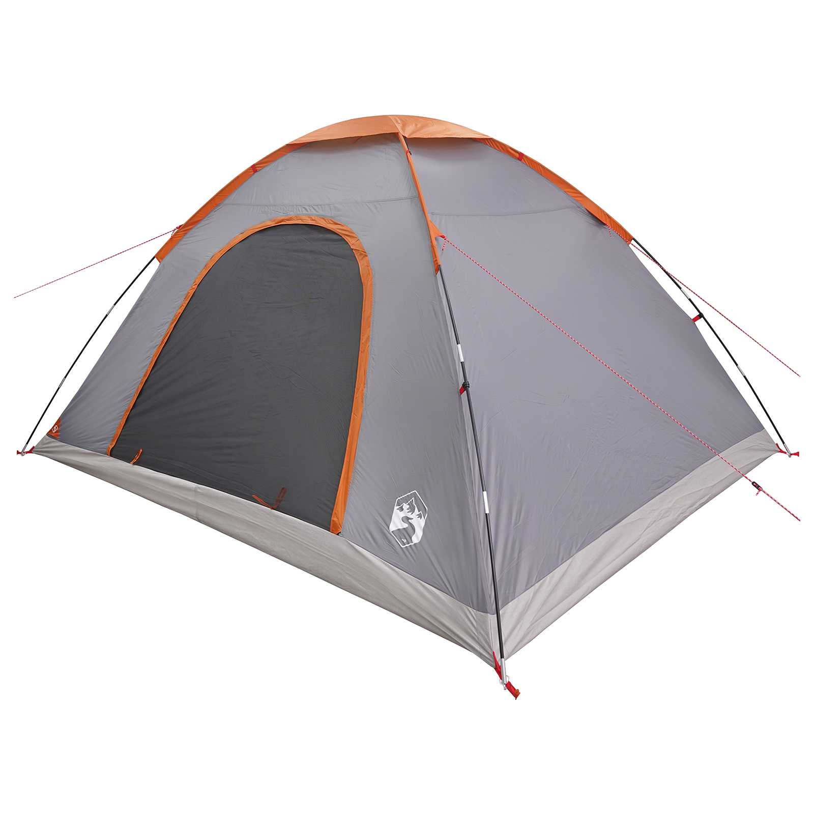 Tenda da campeggio 6 persona Grigio e arancione