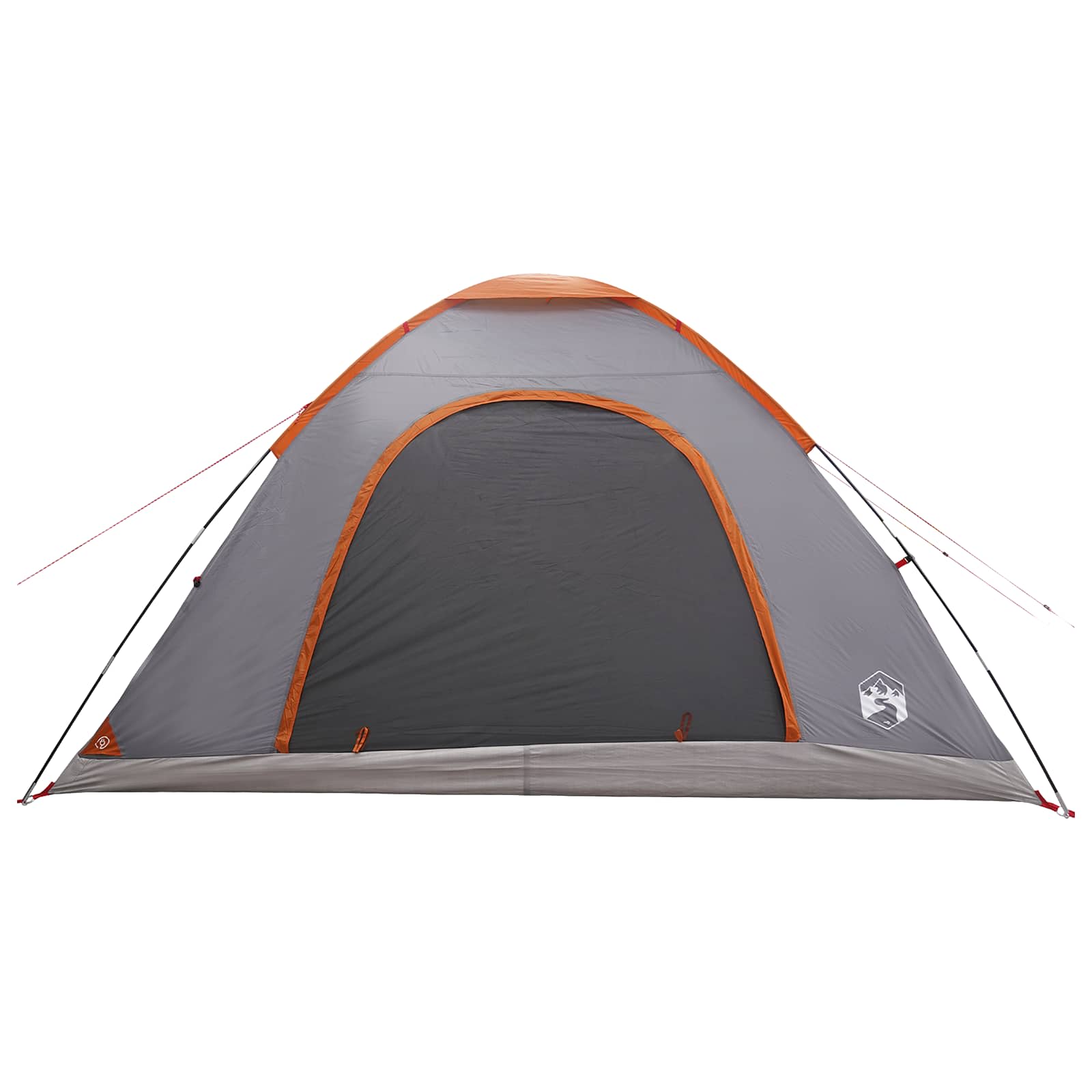 Tenda da campeggio 6 persona Grigio e arancione