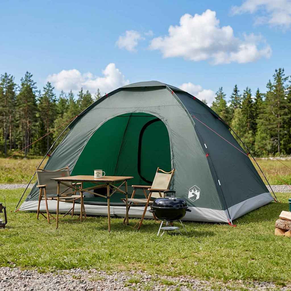 Tenda da campeggio 6 persona Verde militare