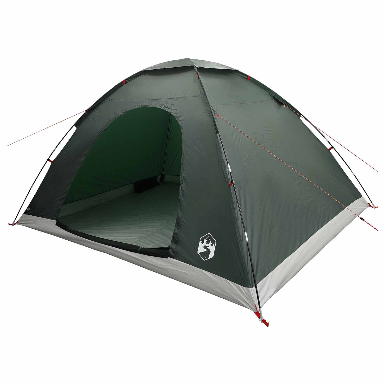 Tenda da campeggio 6 persona Verde militare