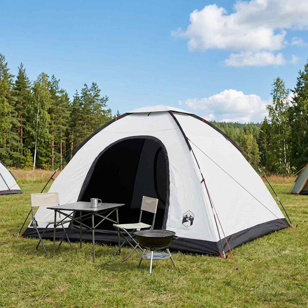 Tenda da campeggio 6 persona Bianco Blackout