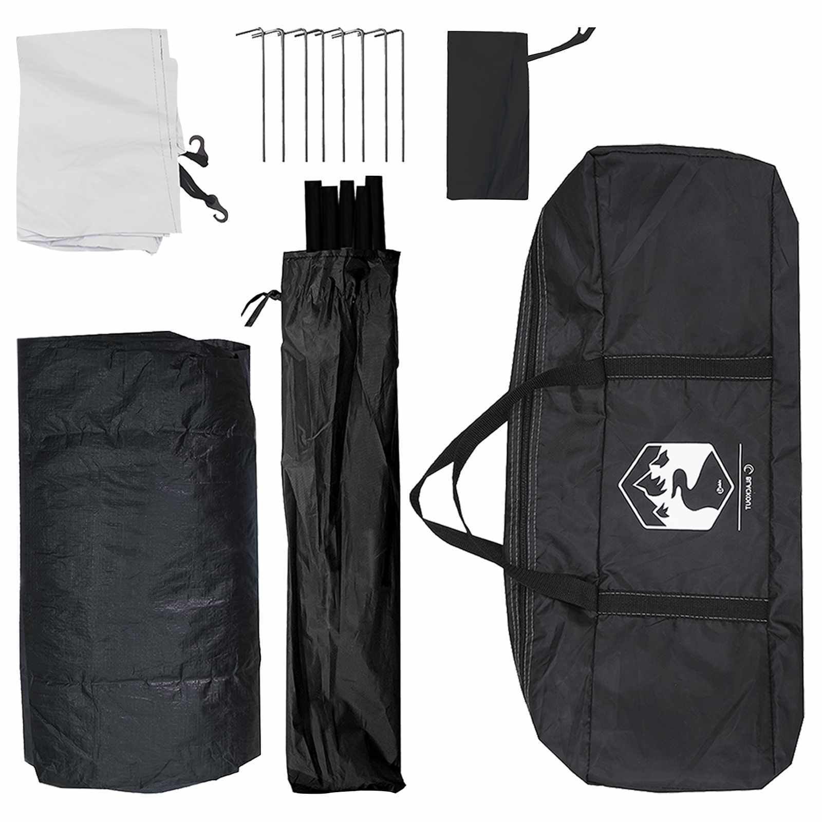 Tenda da campeggio 6 persona Bianco Blackout