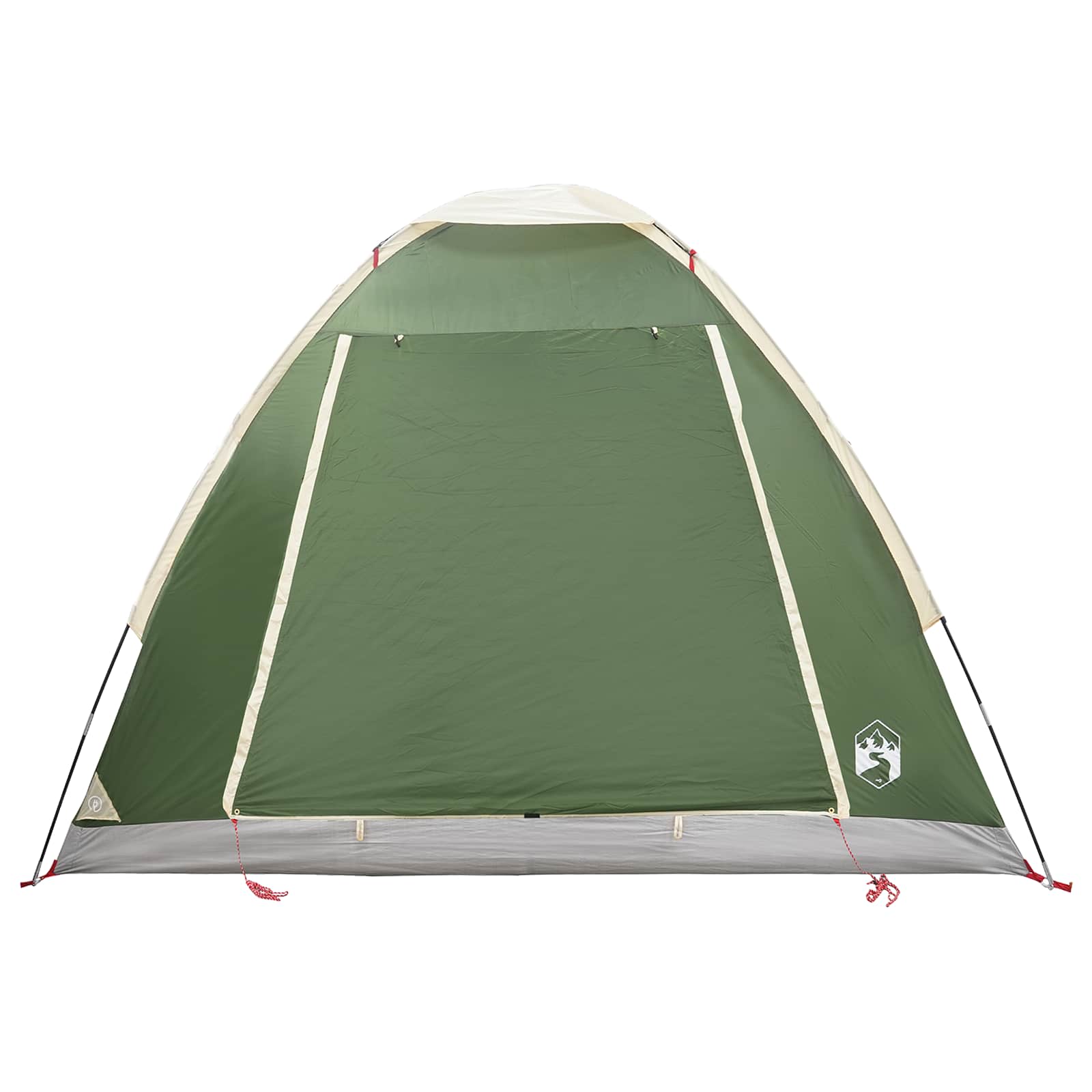 Tenda da campeggio 2 persona Verde Poliestere e Acciaio