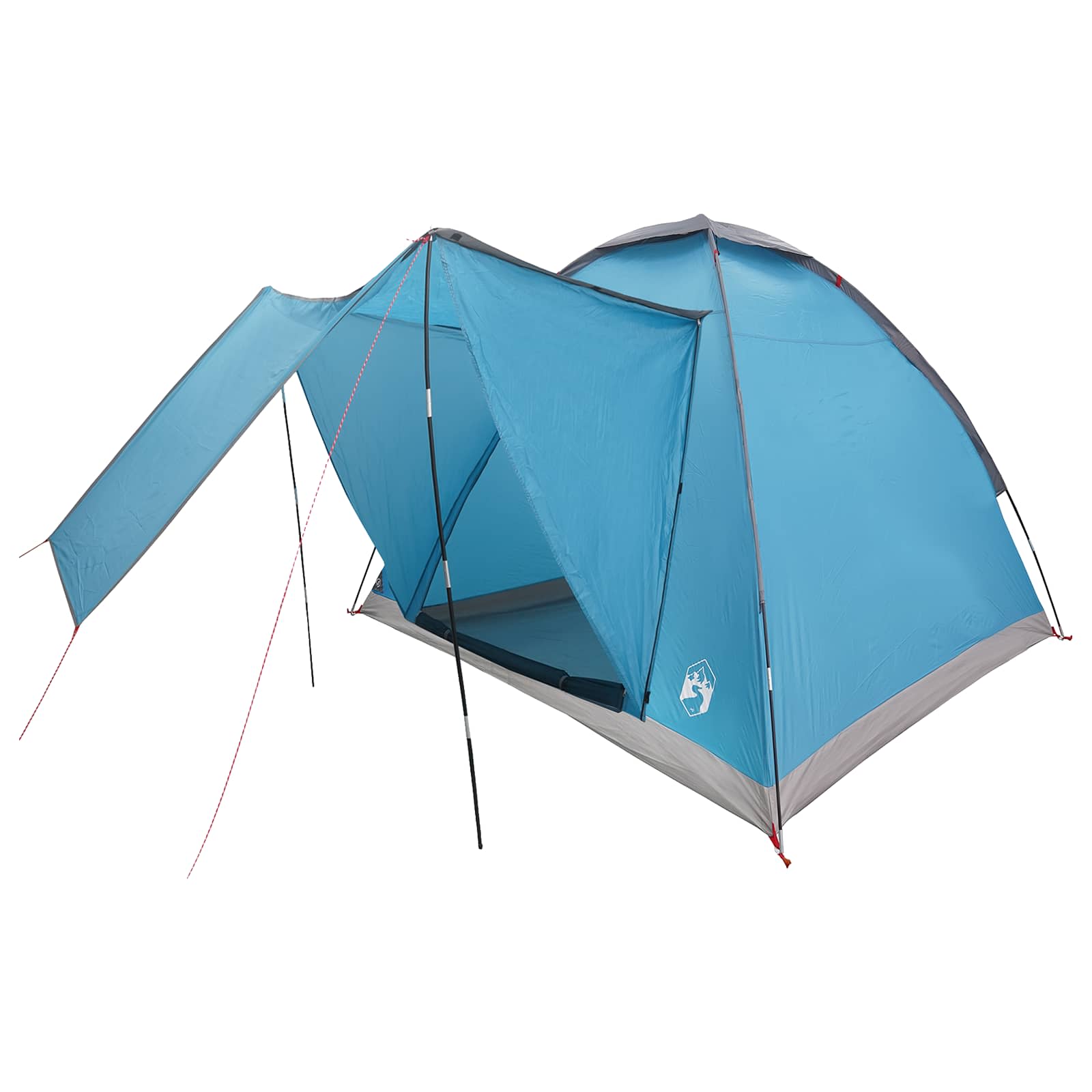 Tenda da campeggio 2 persona Blu Poliestere e Acciaio