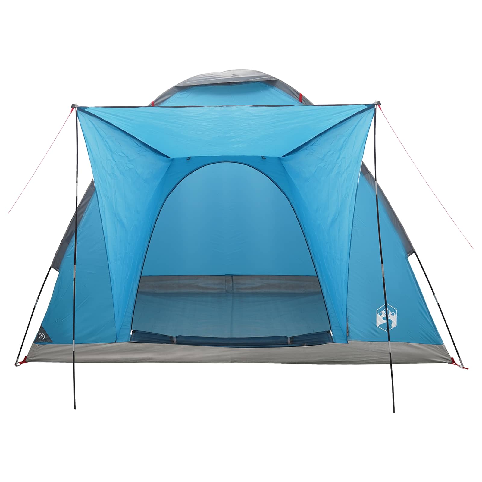 Tenda da campeggio 2 persona Blu Poliestere e Acciaio