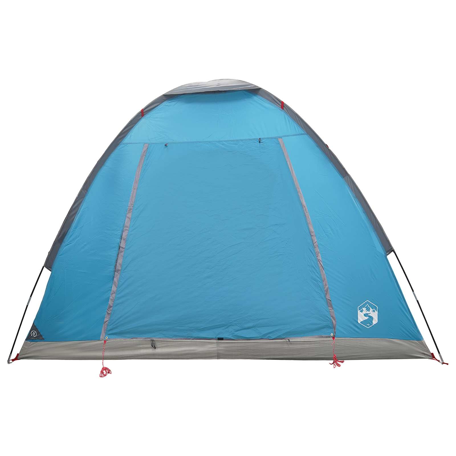 Tenda da campeggio 2 persona Blu Poliestere e Acciaio