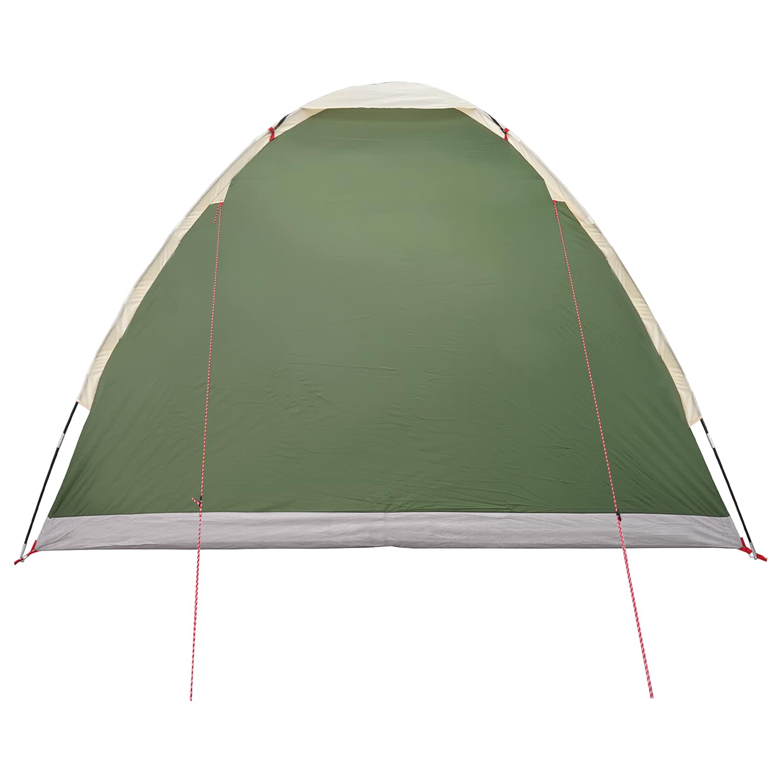 Tenda da campeggio 4 persona Verde Poliestere e Acciaio