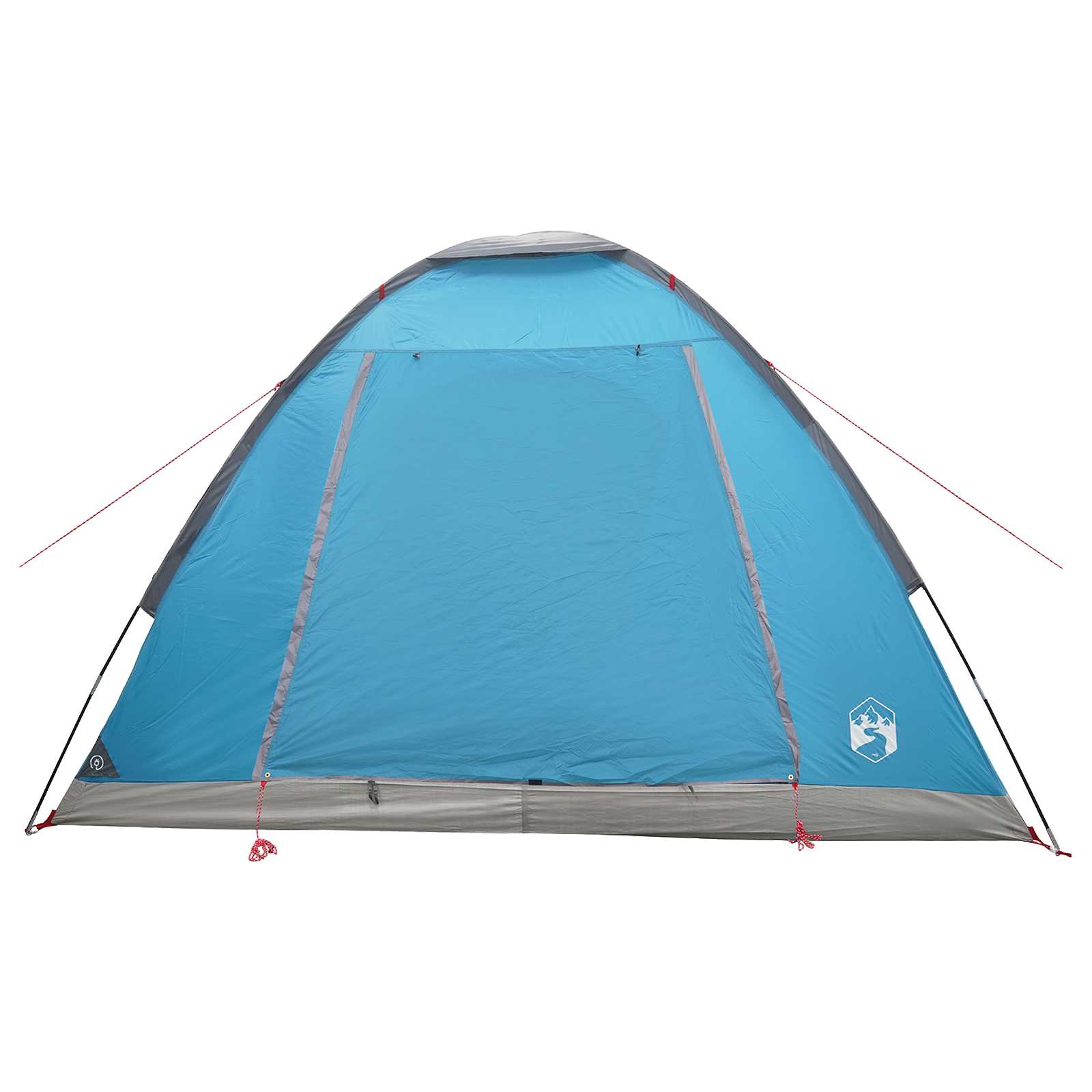 Tenda da campeggio 4 persona Blu Poliestere e Acciaio