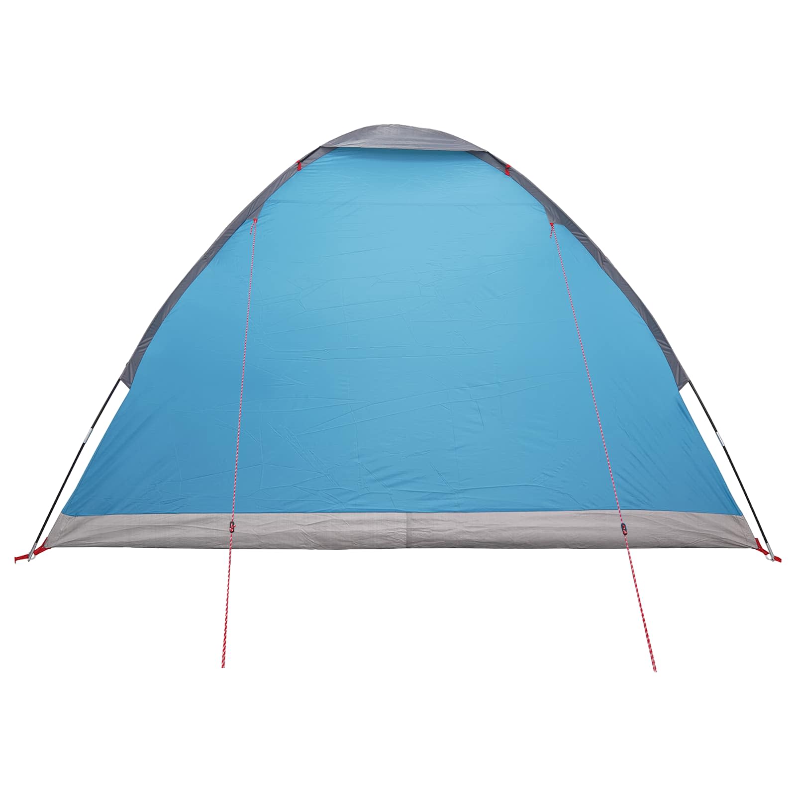 Tenda da campeggio 4 persona Blu Poliestere e Acciaio