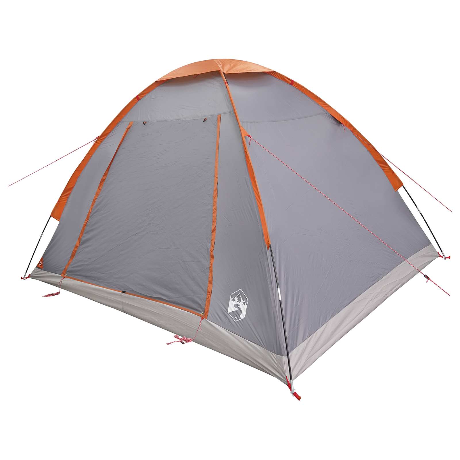Tenda da campeggio 4 persona Grigio e arancione