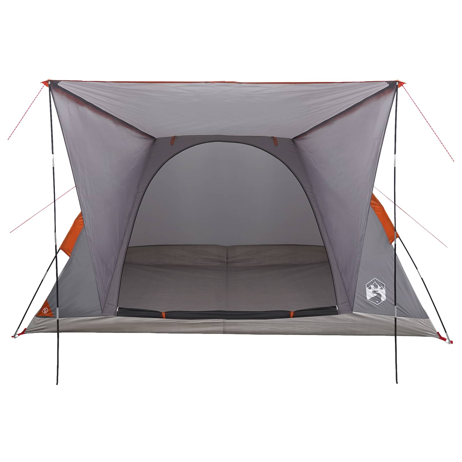 Tenda da campeggio 4 persona Grigio e arancione