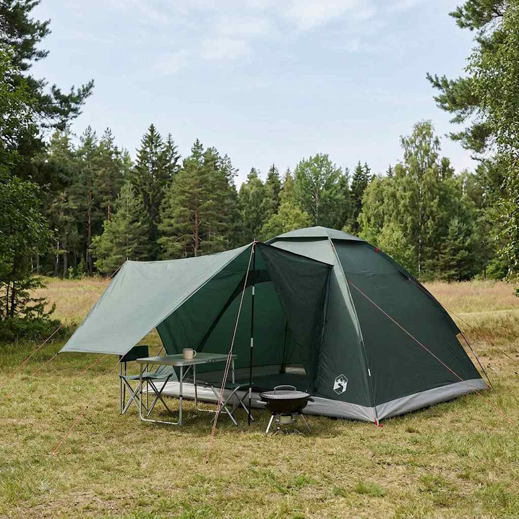 Tenda da campeggio 4 persona Verde militare