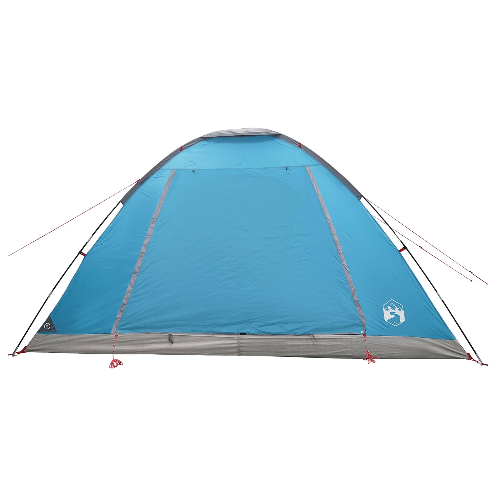 Tenda da campeggio 6 persona Blu Poliestere e Acciaio