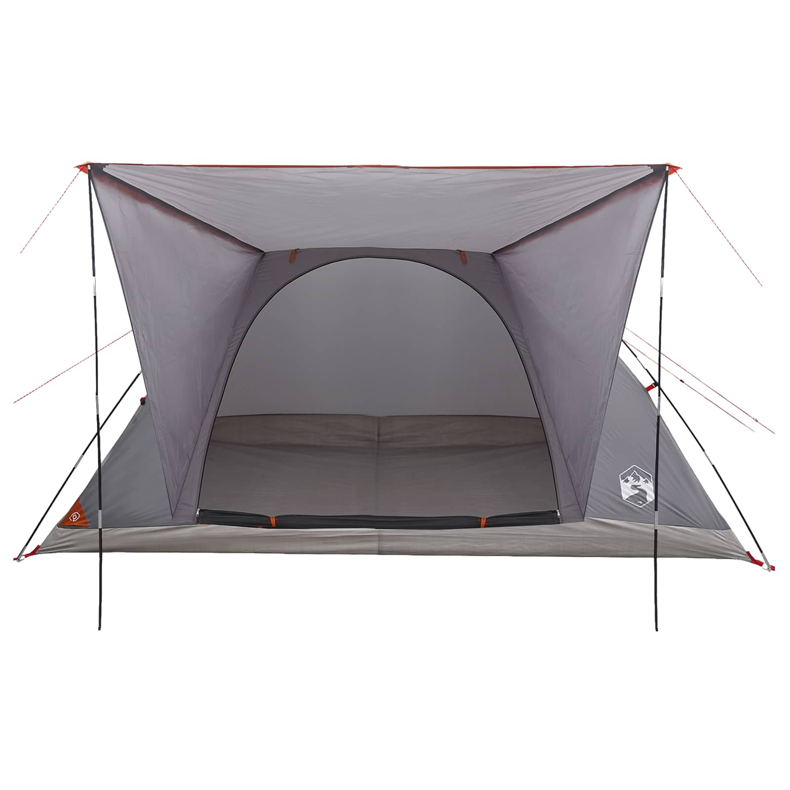 Tenda da campeggio 6 persona Grigio e arancione