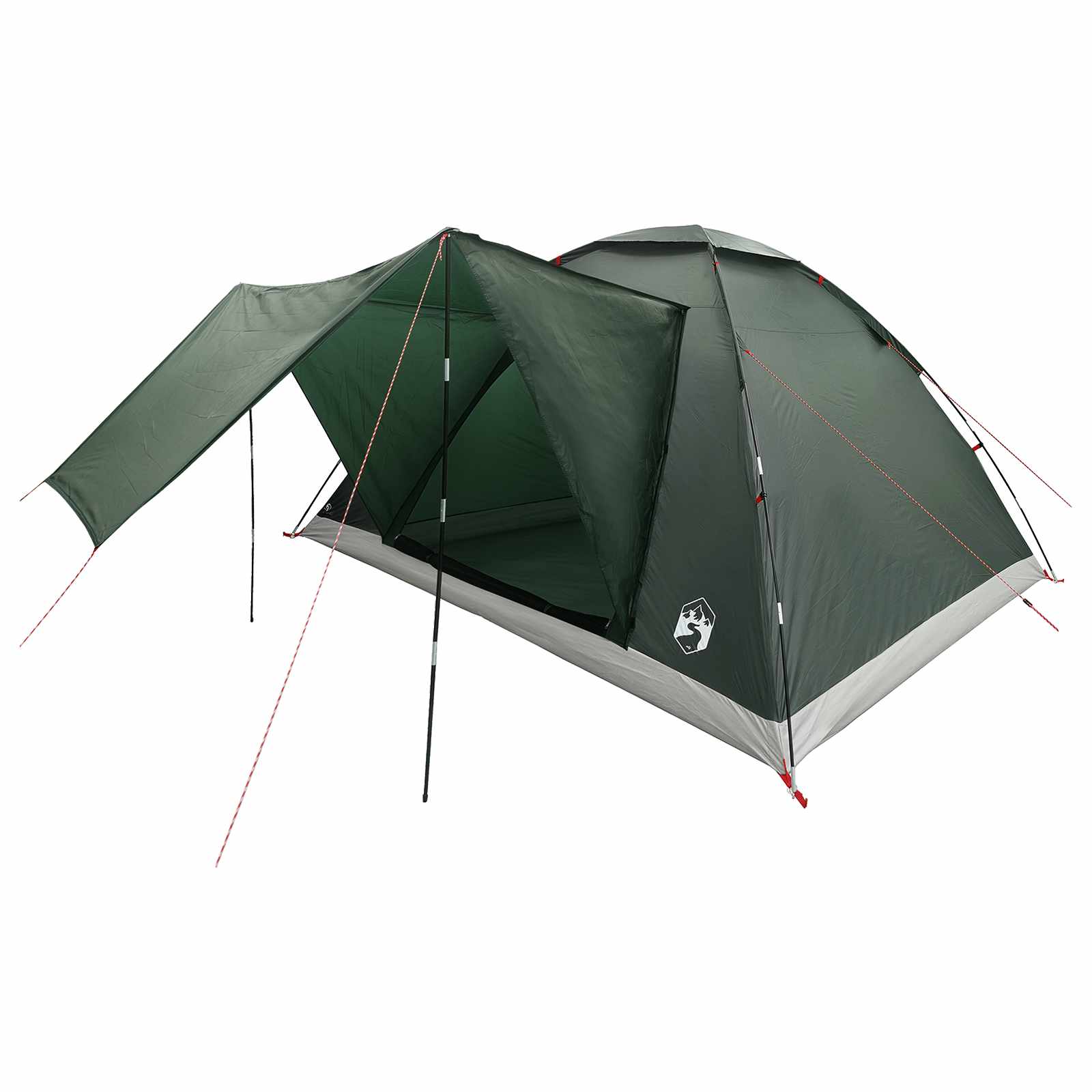 Tenda da campeggio 6 persona Verde militare