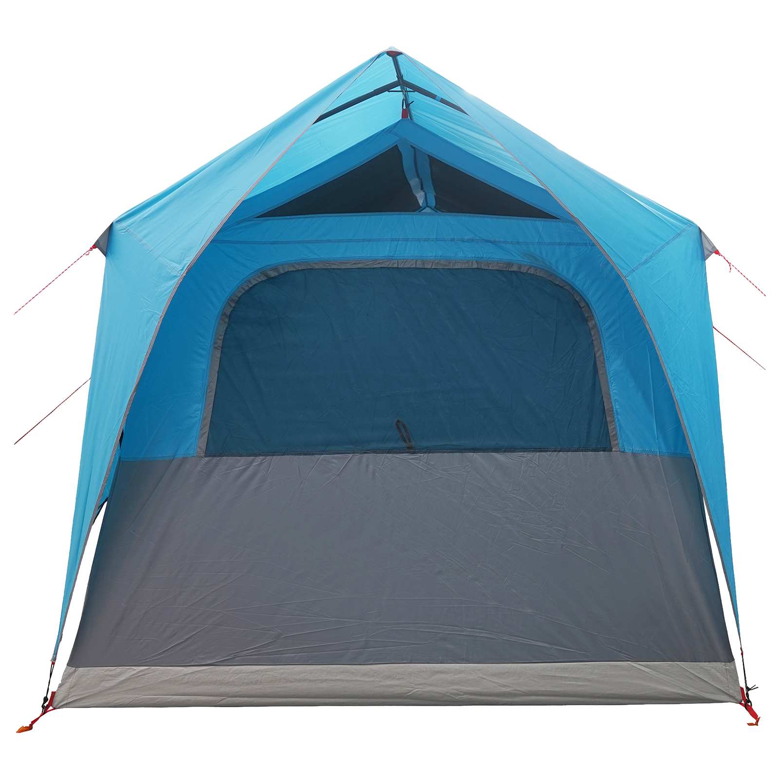 Tenda a tunnel 8 persona Blu Poliestere e Acciaio
