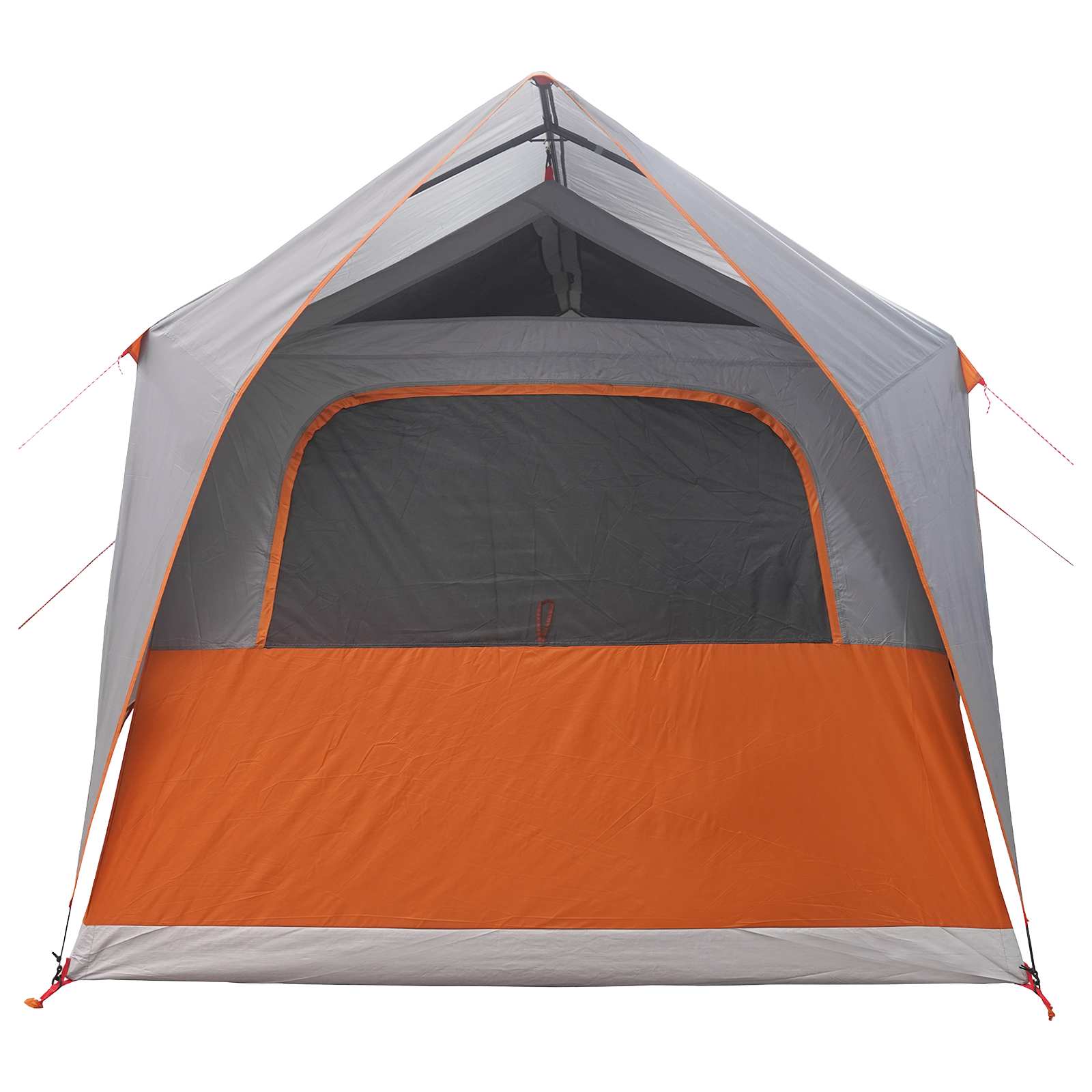 Tenda a tunnel 8 persona Grigio e arancione
