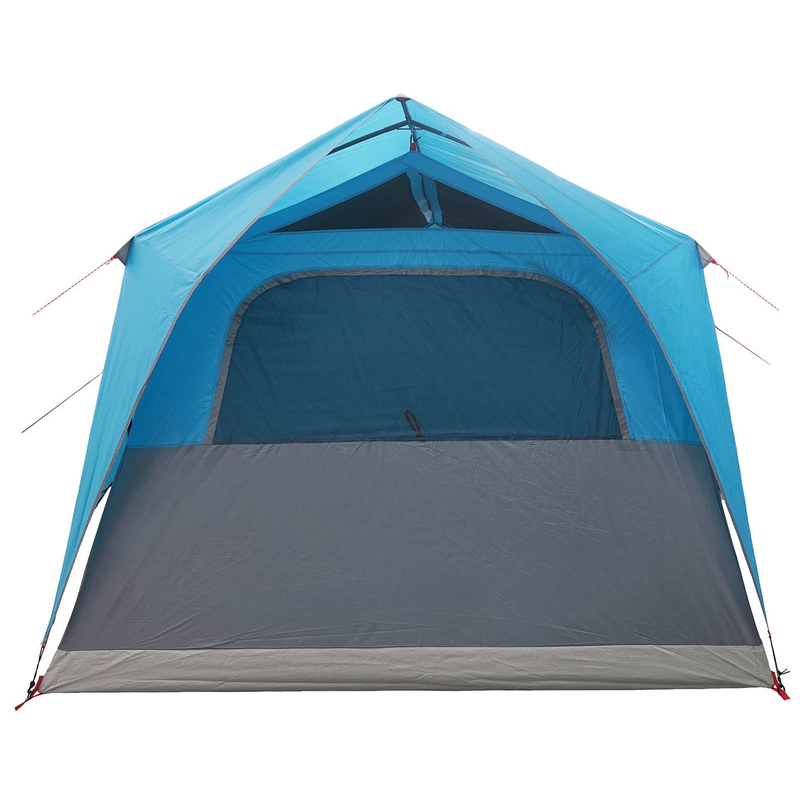 Tenda a tunnel 6 persona Blu Poliestere e Acciaio