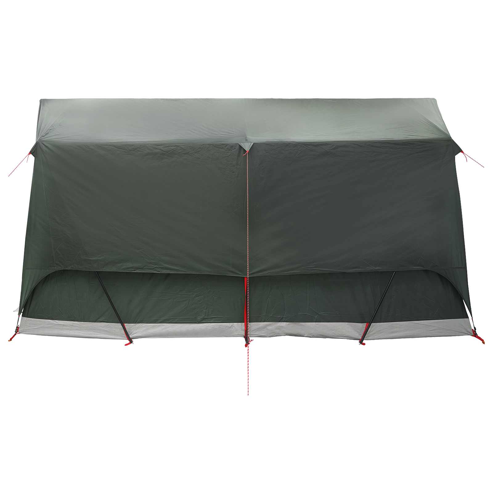 Tenda a tunnel 6 persona Verde militare Poliestere e Acciaio