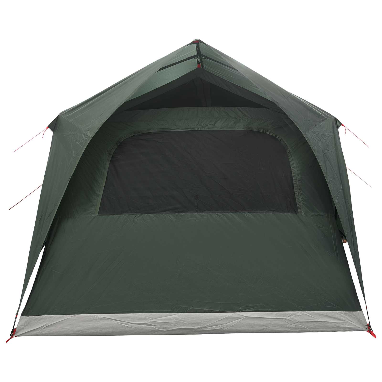 Tenda a tunnel 6 persona Verde militare Poliestere e Acciaio