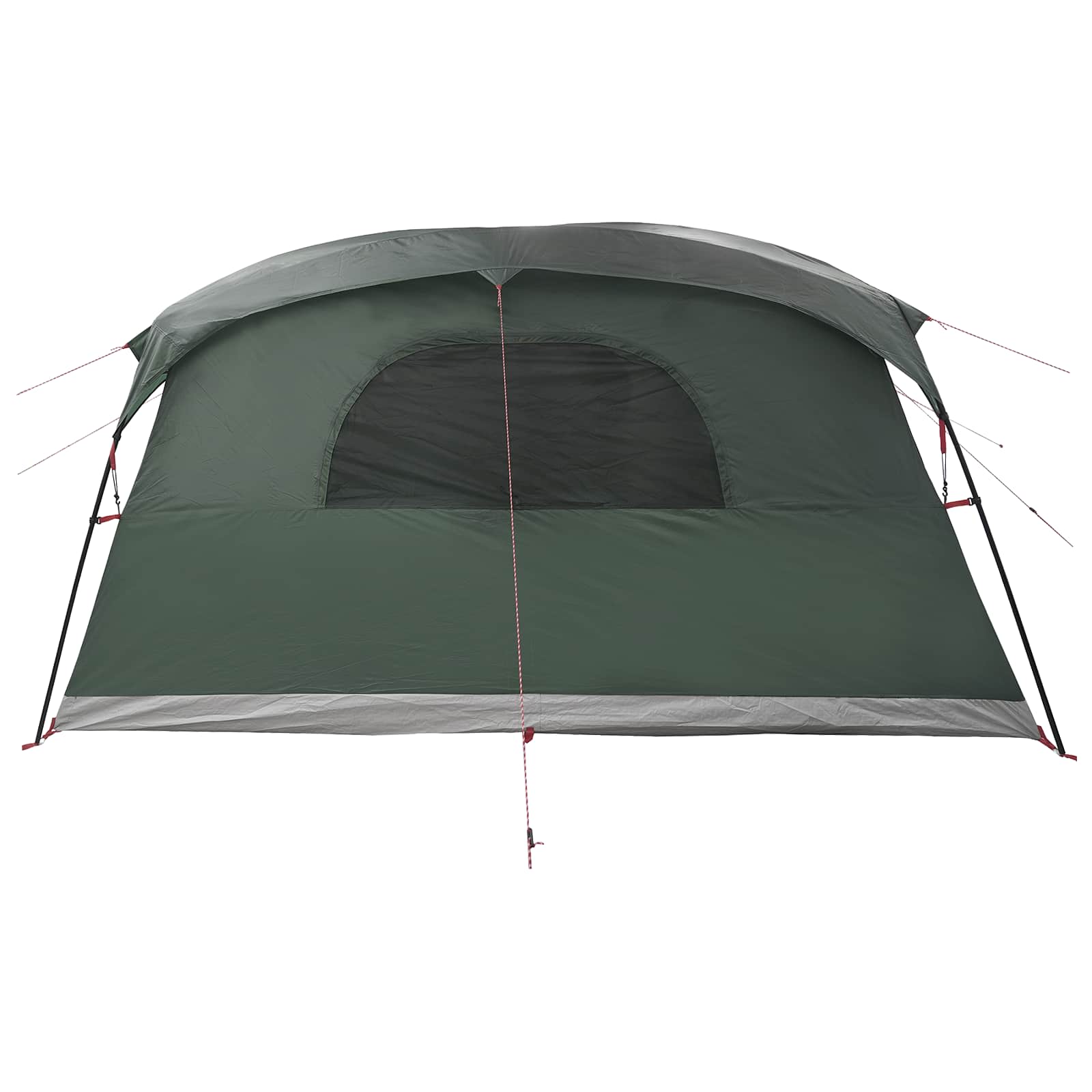 Tenda a tunnel 6 persona Verde militare Poliestere e Acciaio