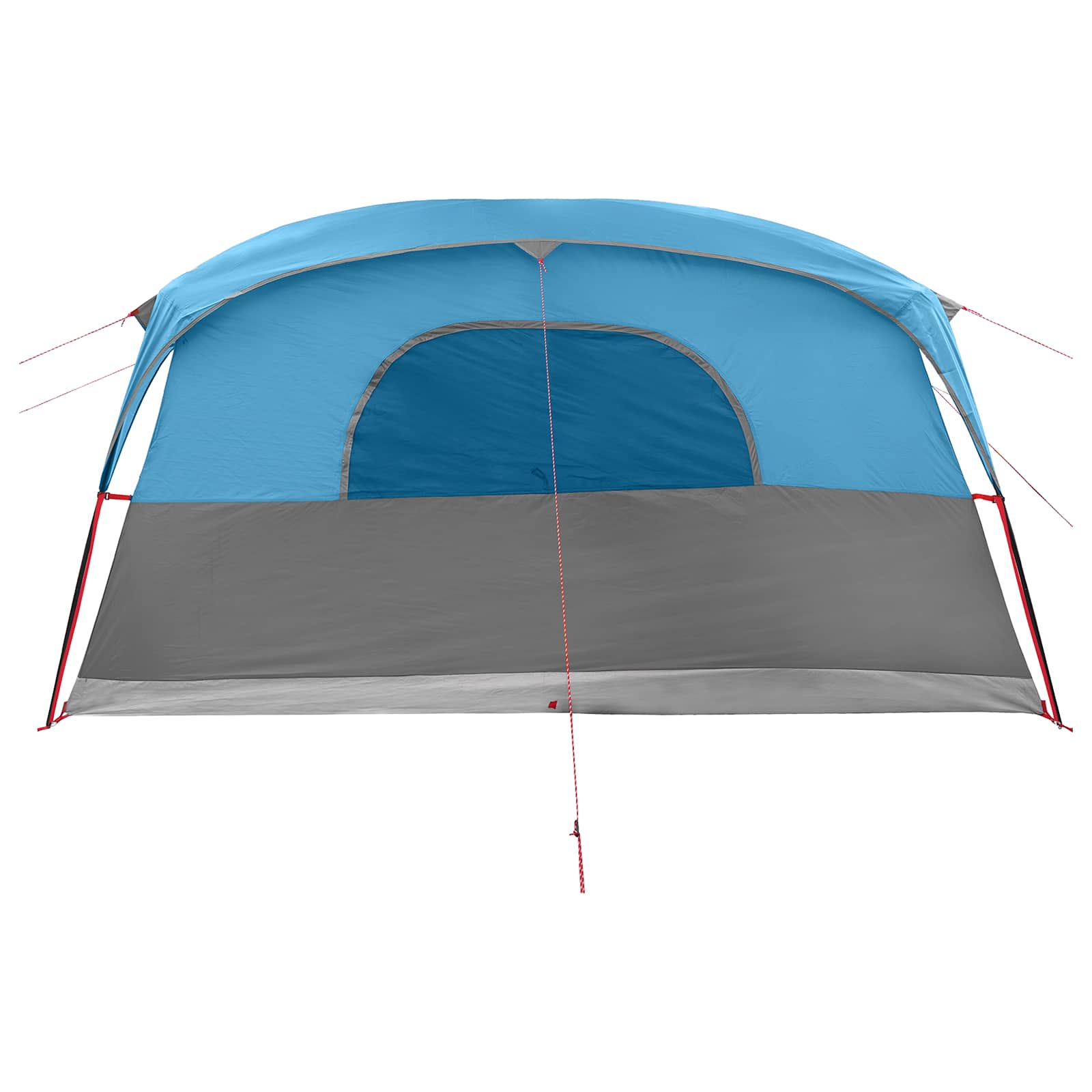 Tenda a tunnel 10 persona Blu Poliestere e Acciaio