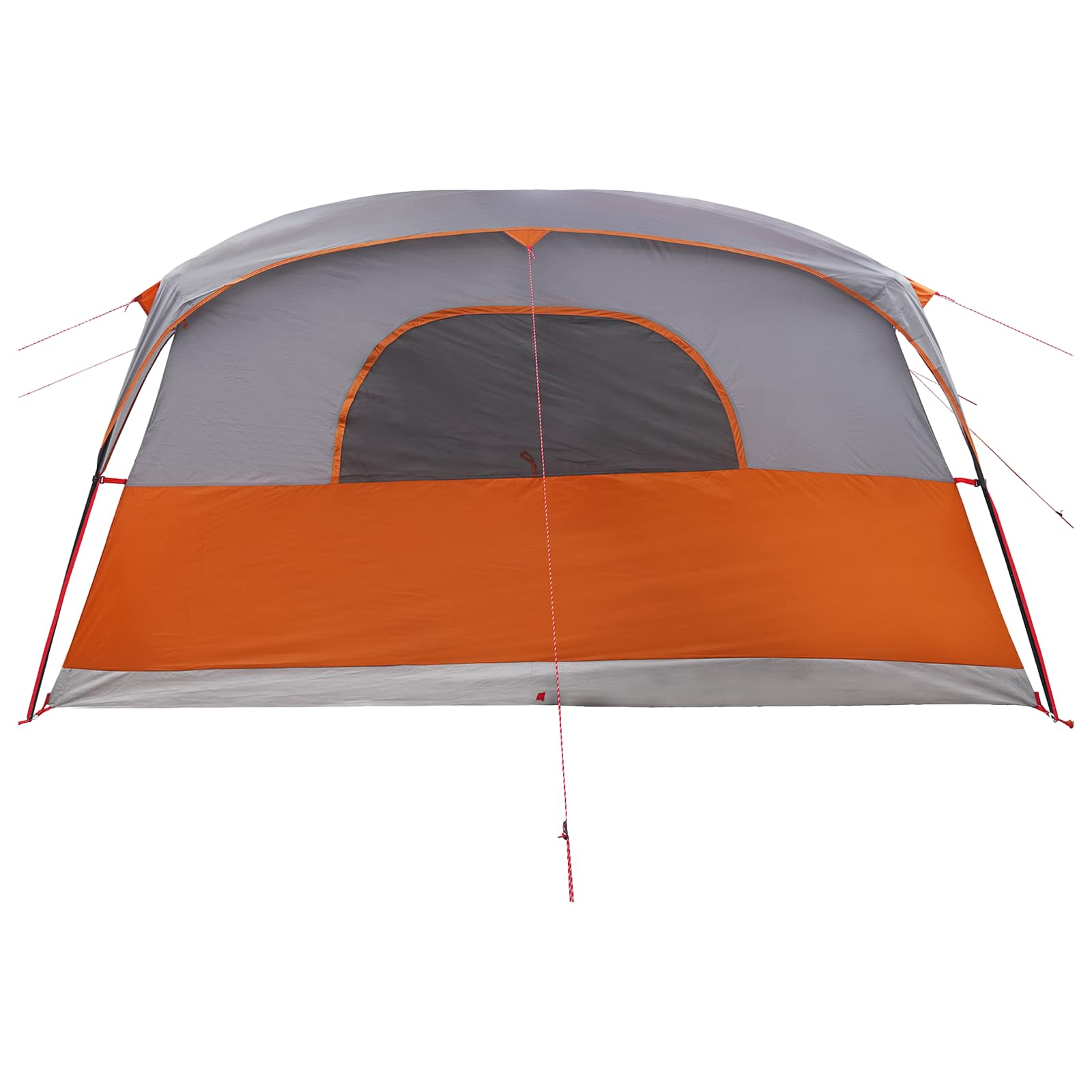 Tenda a tunnel 10 persona Grigio e arancione