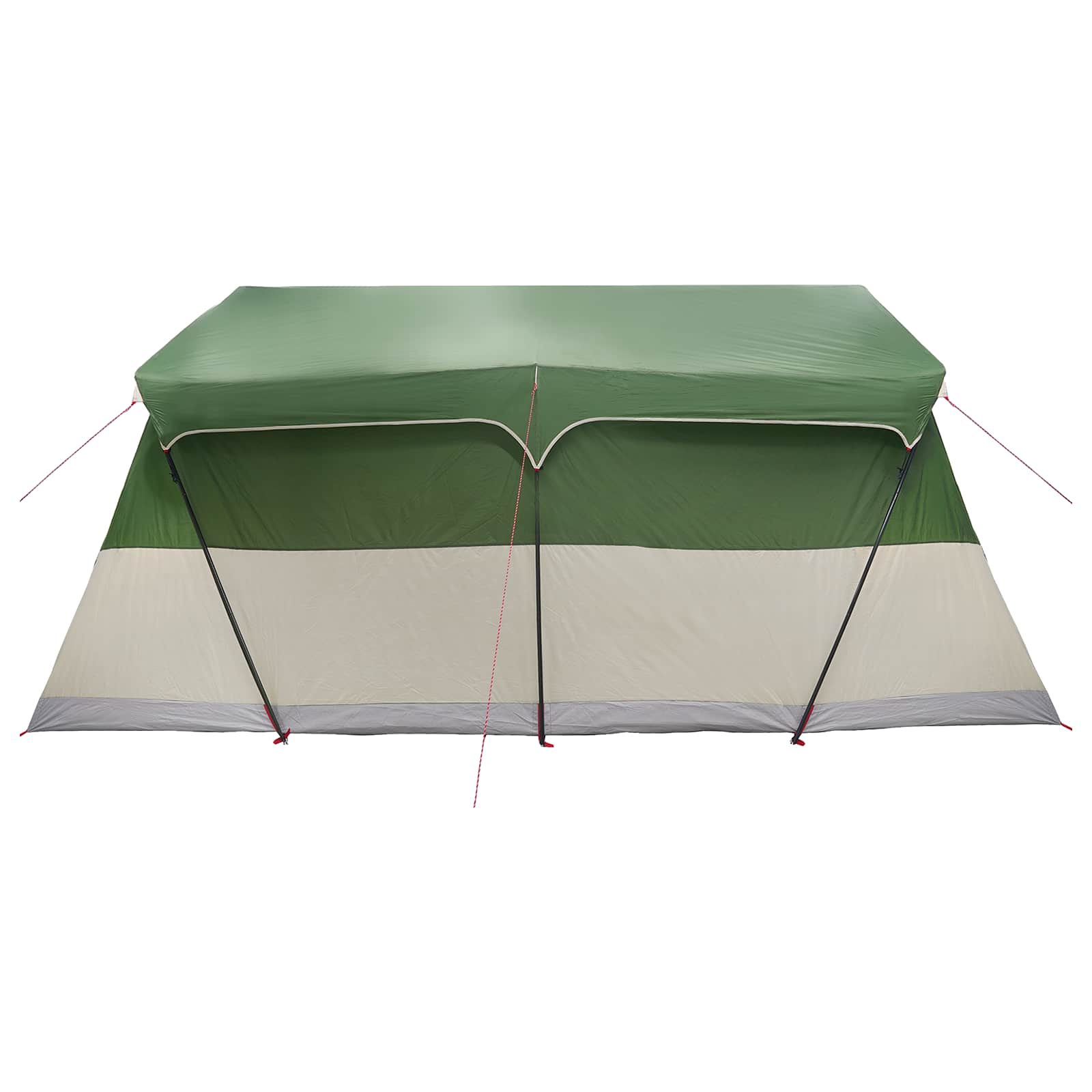 Tenda Familiare Verde 10 persone Poliestere e Acciaio