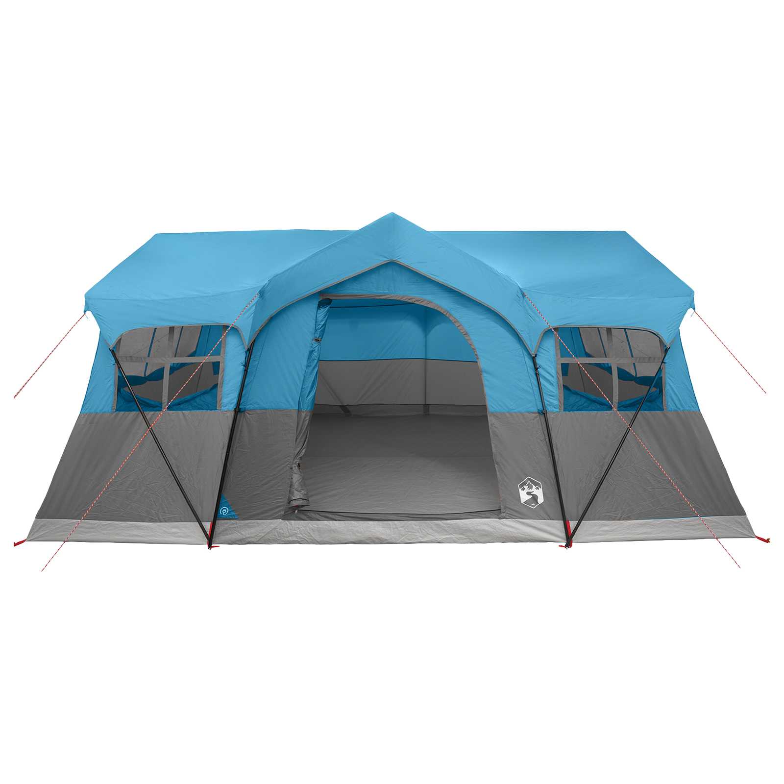 Tenda Familiare Blu 10 persone Poliestere e Acciaio