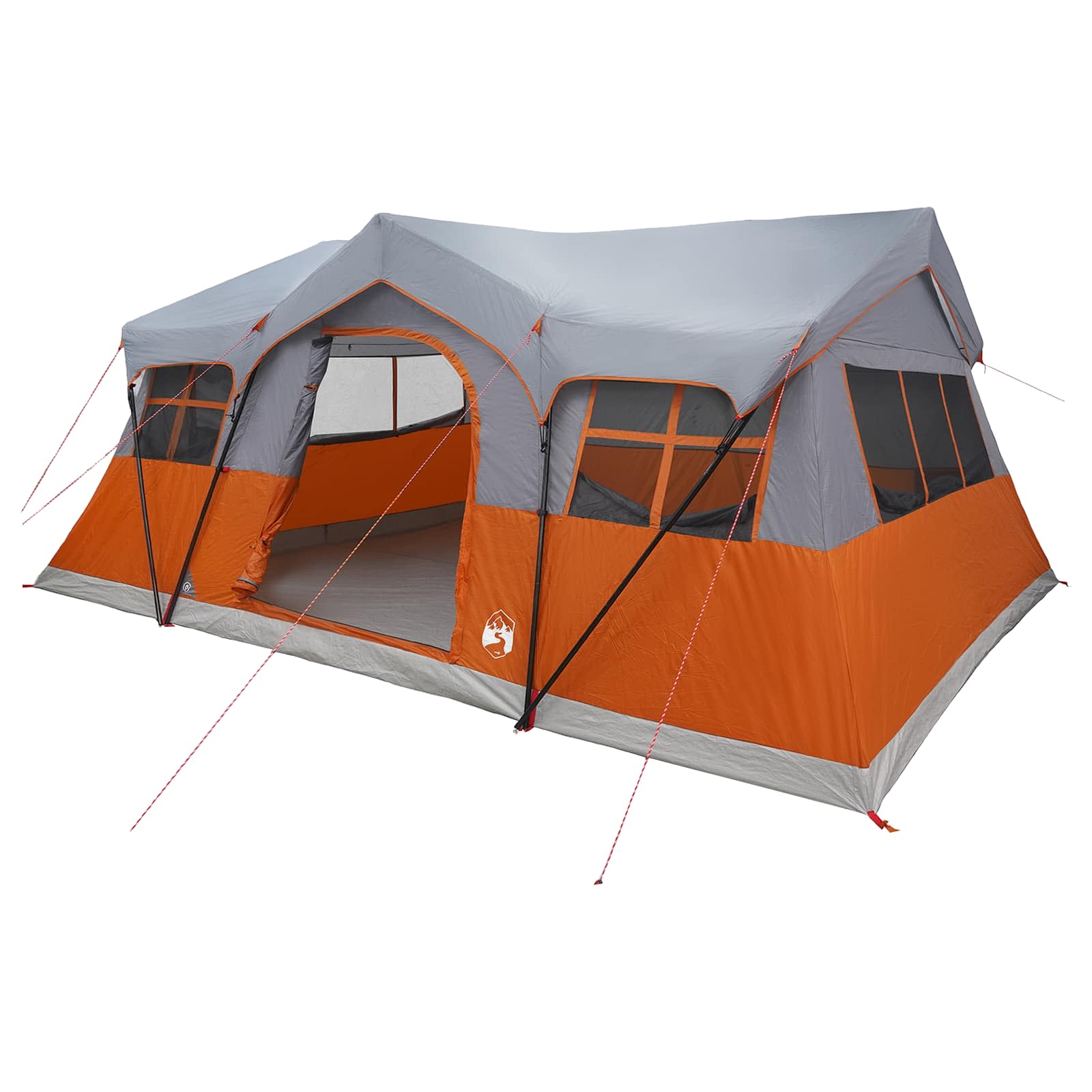 Tenda Familiare Grigio e arancione 10 persone
