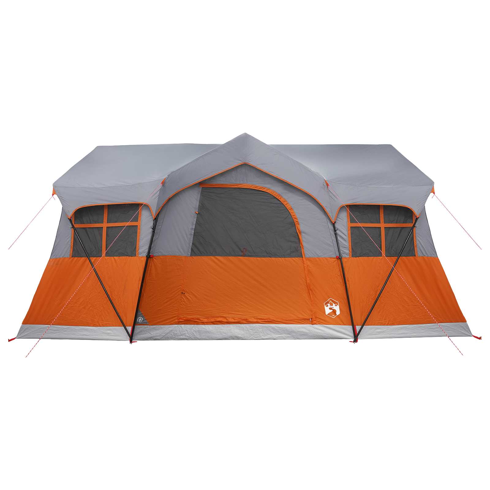 Tenda Familiare Grigio e arancione 10 persone