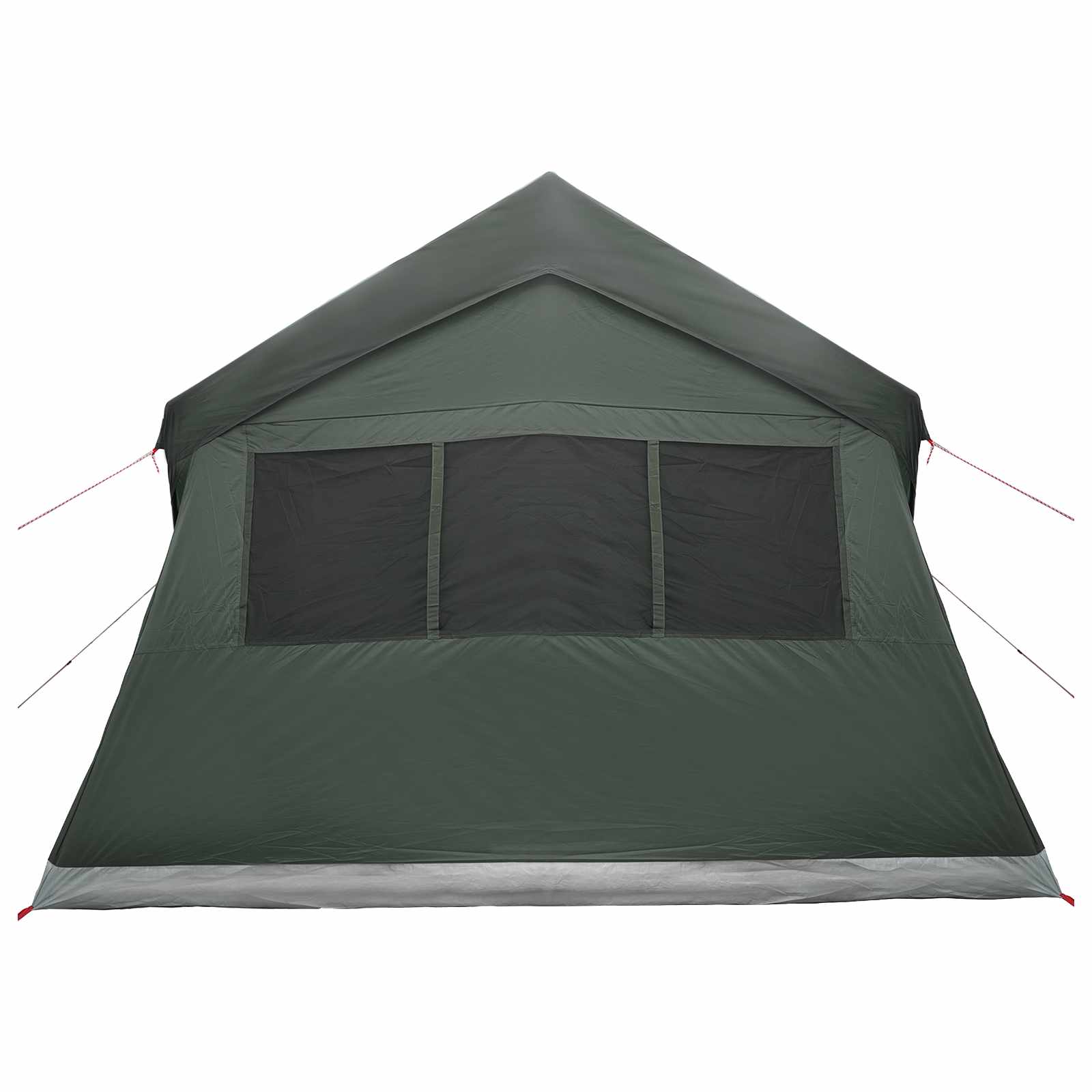 Tenda Familiare Verde militare 10 persone Poliestere e Acciaio