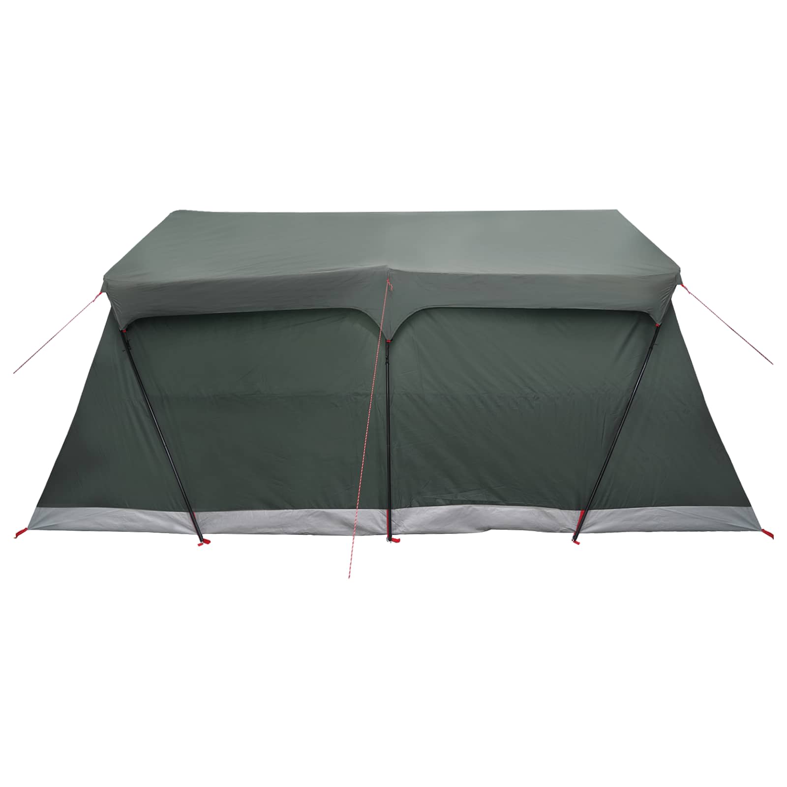 Tenda Familiare Verde militare 10 persone Poliestere e Acciaio