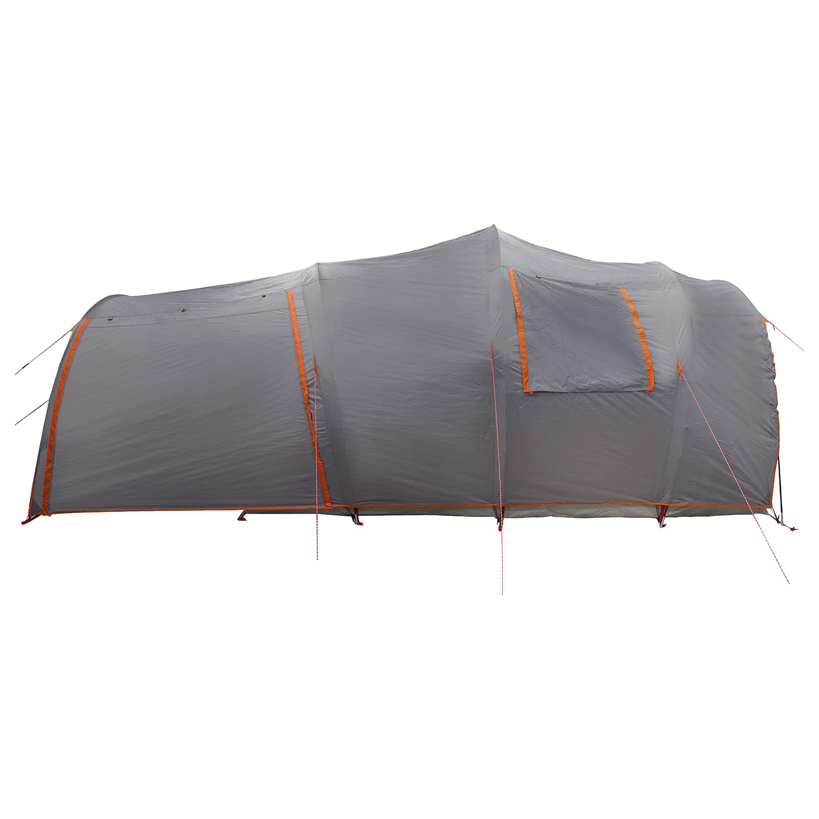 Tenda a tunnel Grigio e arancione 6 persone