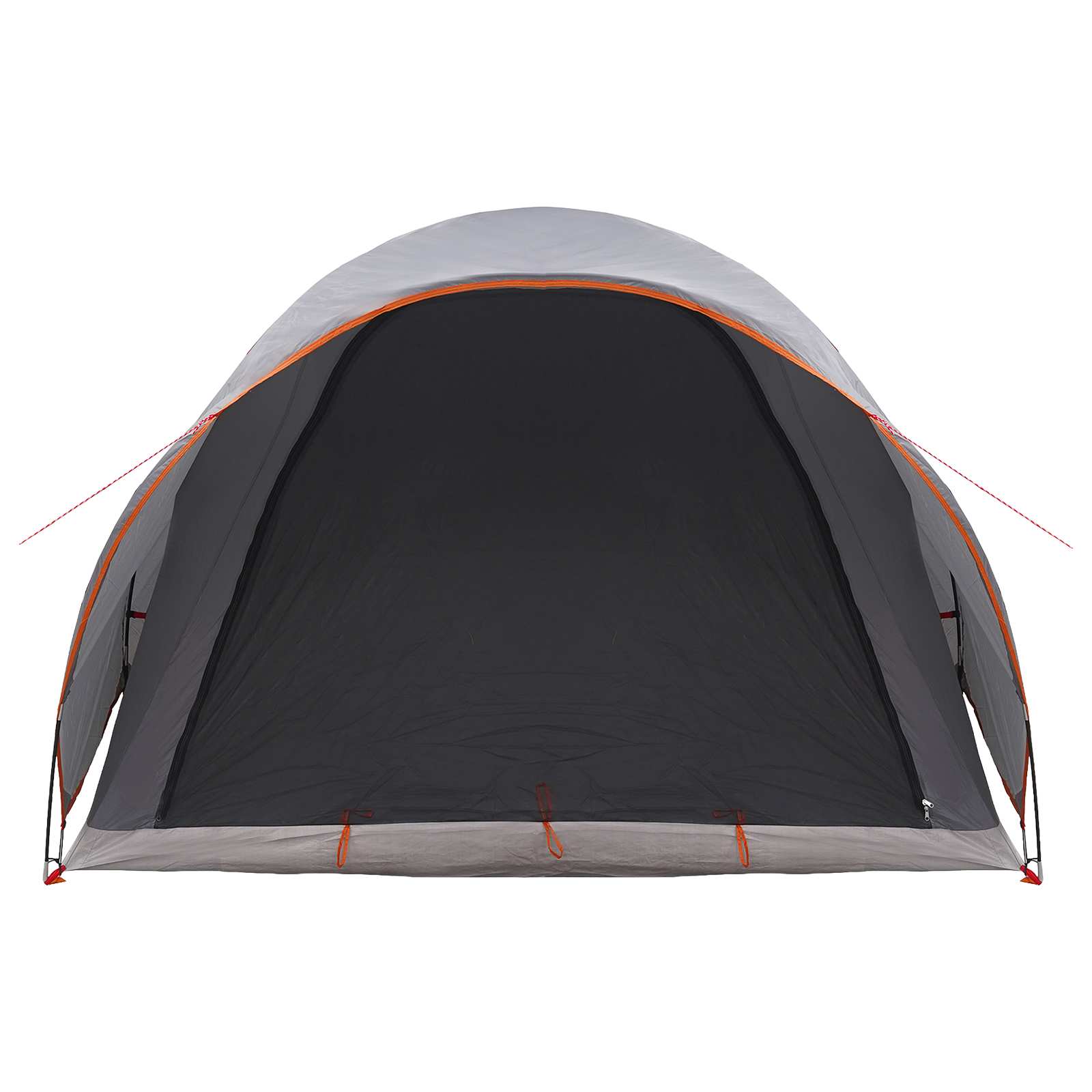 Tenda a tunnel Grigio e arancione 6 persone