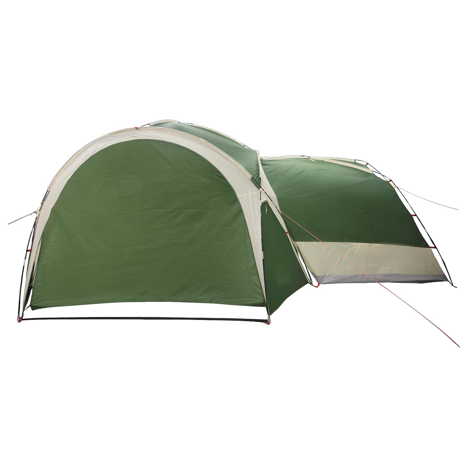 Tenda Laterale Verde 410 x 410 x 250 cm Poliestere e Acciaio