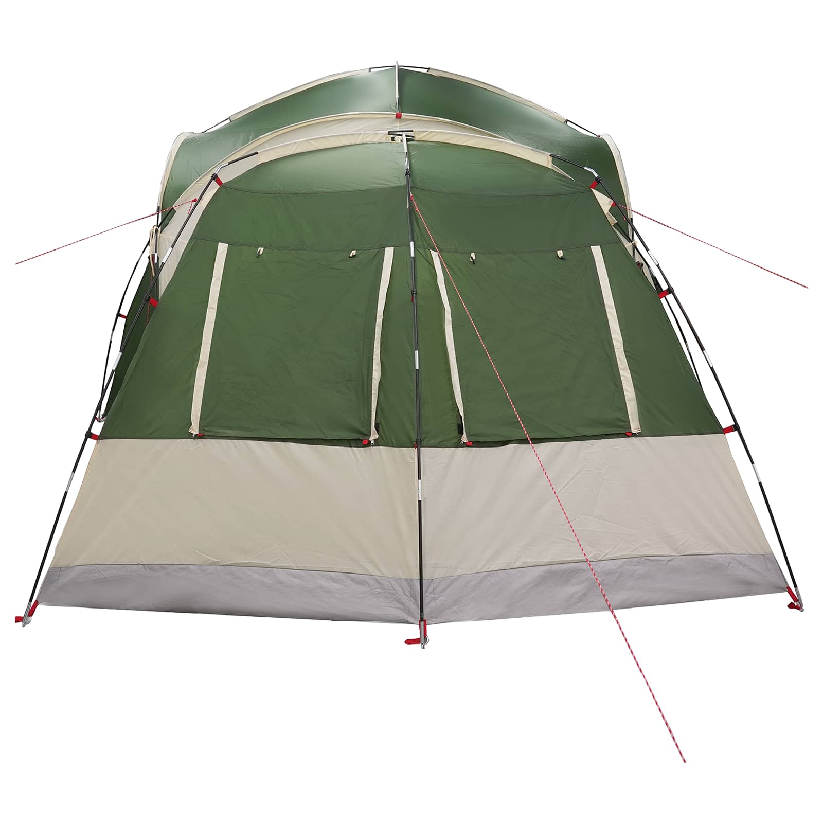 Tenda Laterale Verde 410 x 410 x 250 cm Poliestere e Acciaio