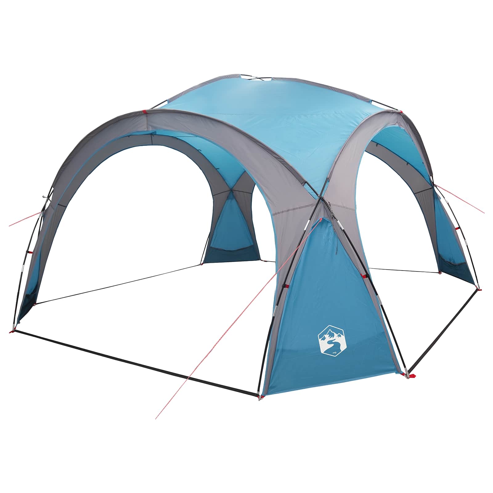 Tenda Laterale Blu 643 x 408 x 260 cm Poliestere e Acciaio