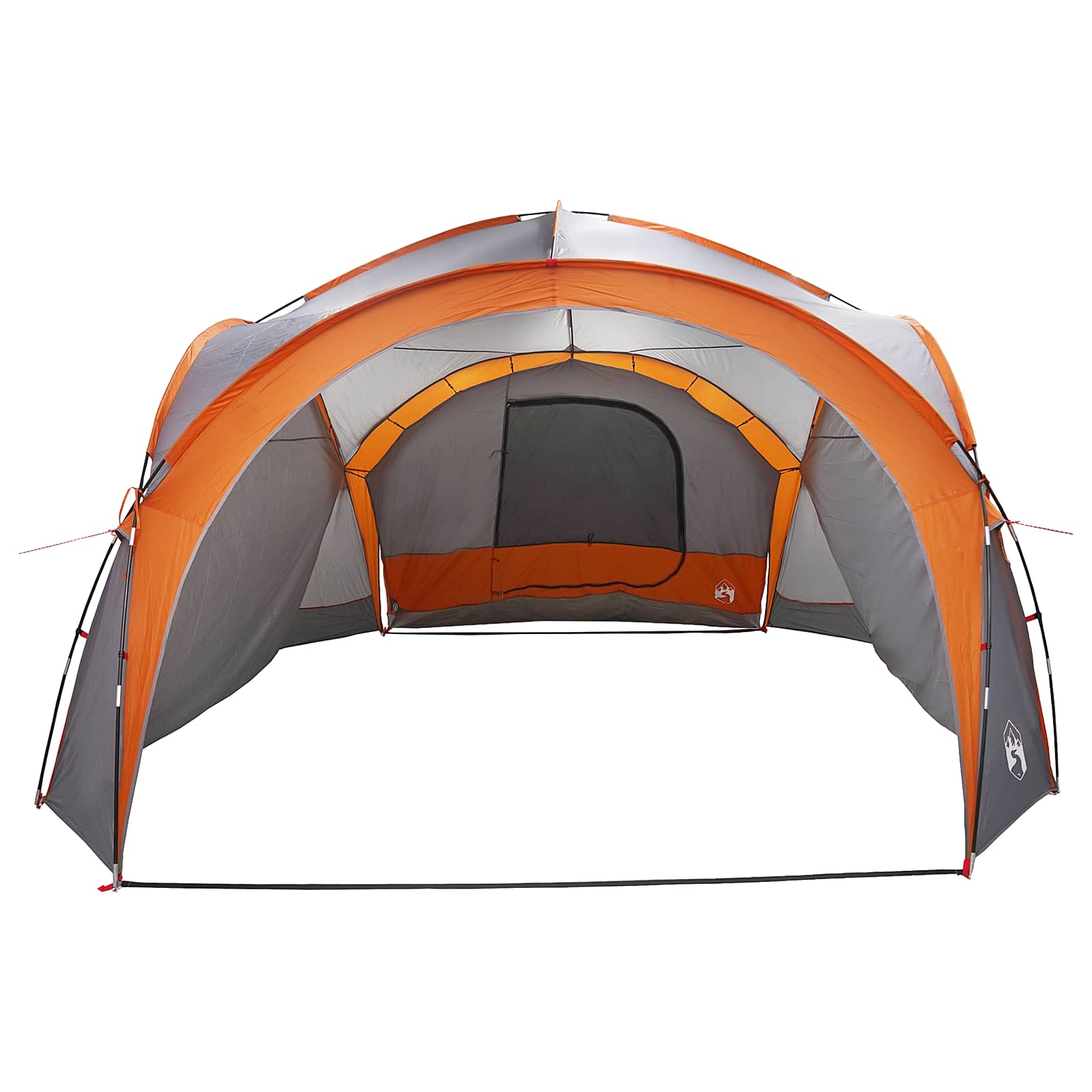 Tenda Laterale Grigio e arancione 410 x 410 x 250 cm
