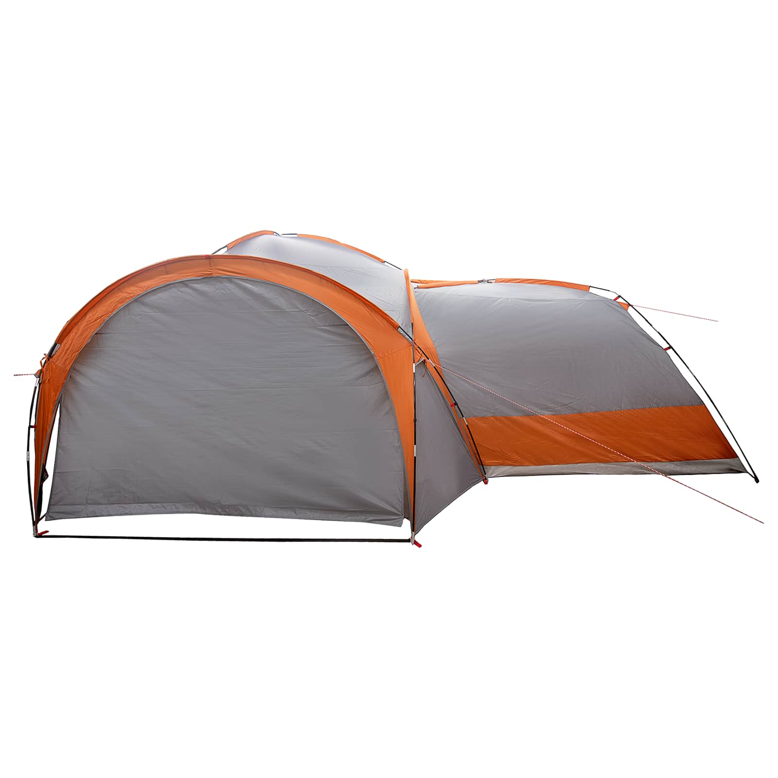 Tenda Laterale Grigio e arancione 410 x 410 x 250 cm