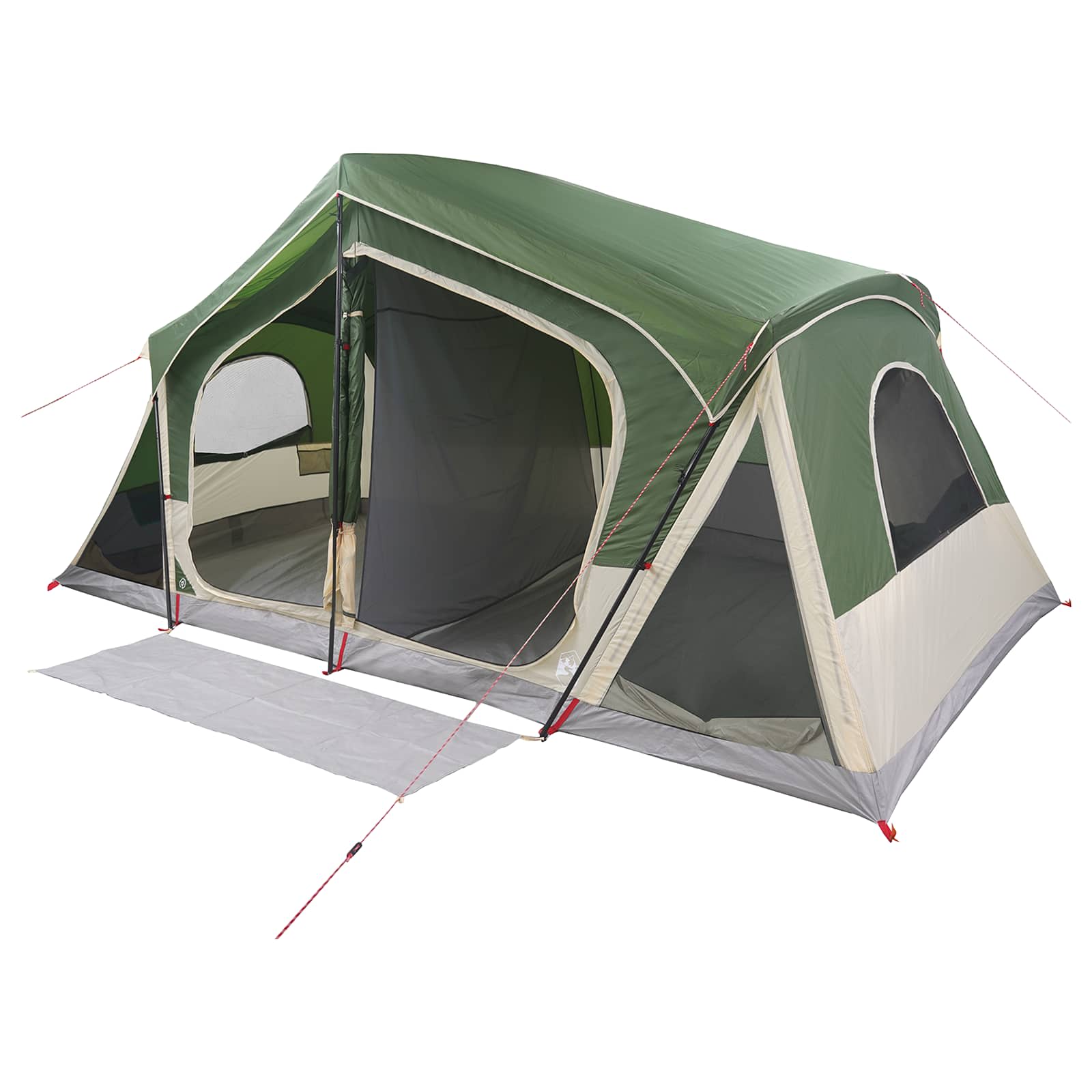 Tenda Capanna Verde 10 persone Poliestere e Acciaio